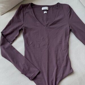 Sold Out Aritzia Contour Bodysuit | Mauve | Size XS